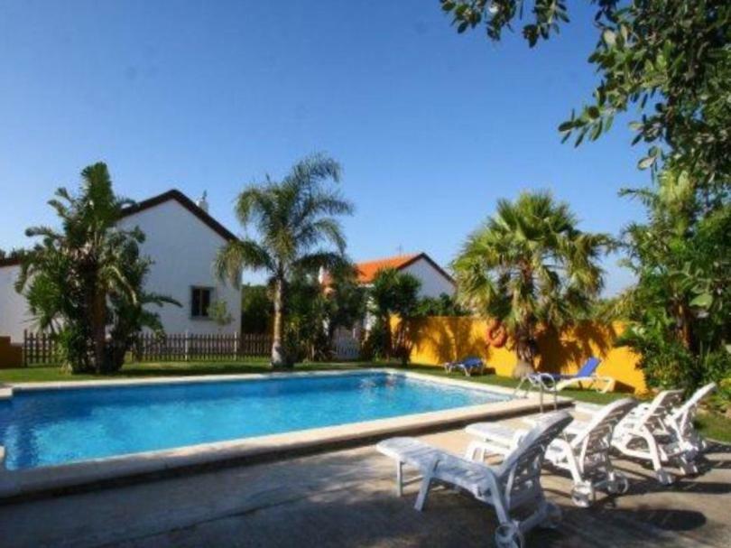 Chalet La Huerta Con Piscina Y Wifi Conil De La Frontera Exteriör bild