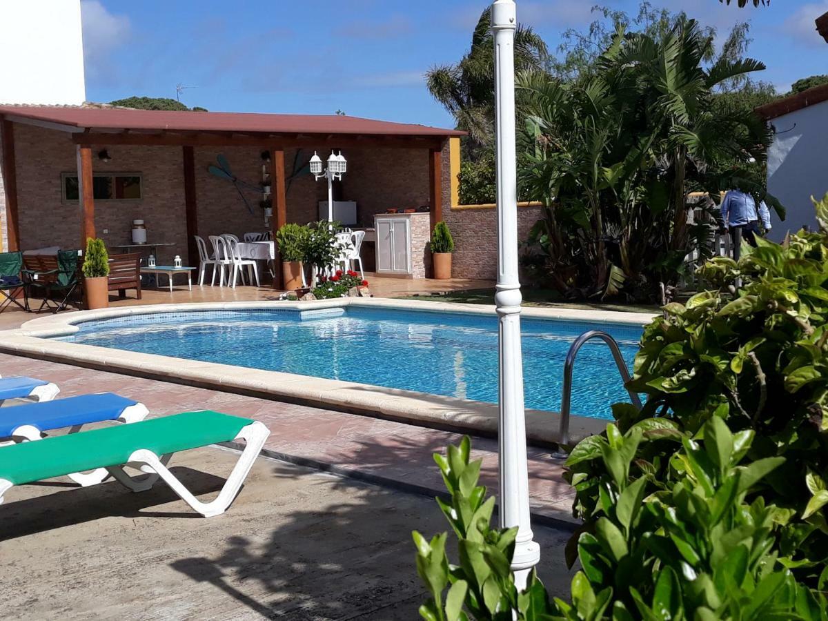 Chalet La Huerta Con Piscina Y Wifi Conil De La Frontera Exteriör bild